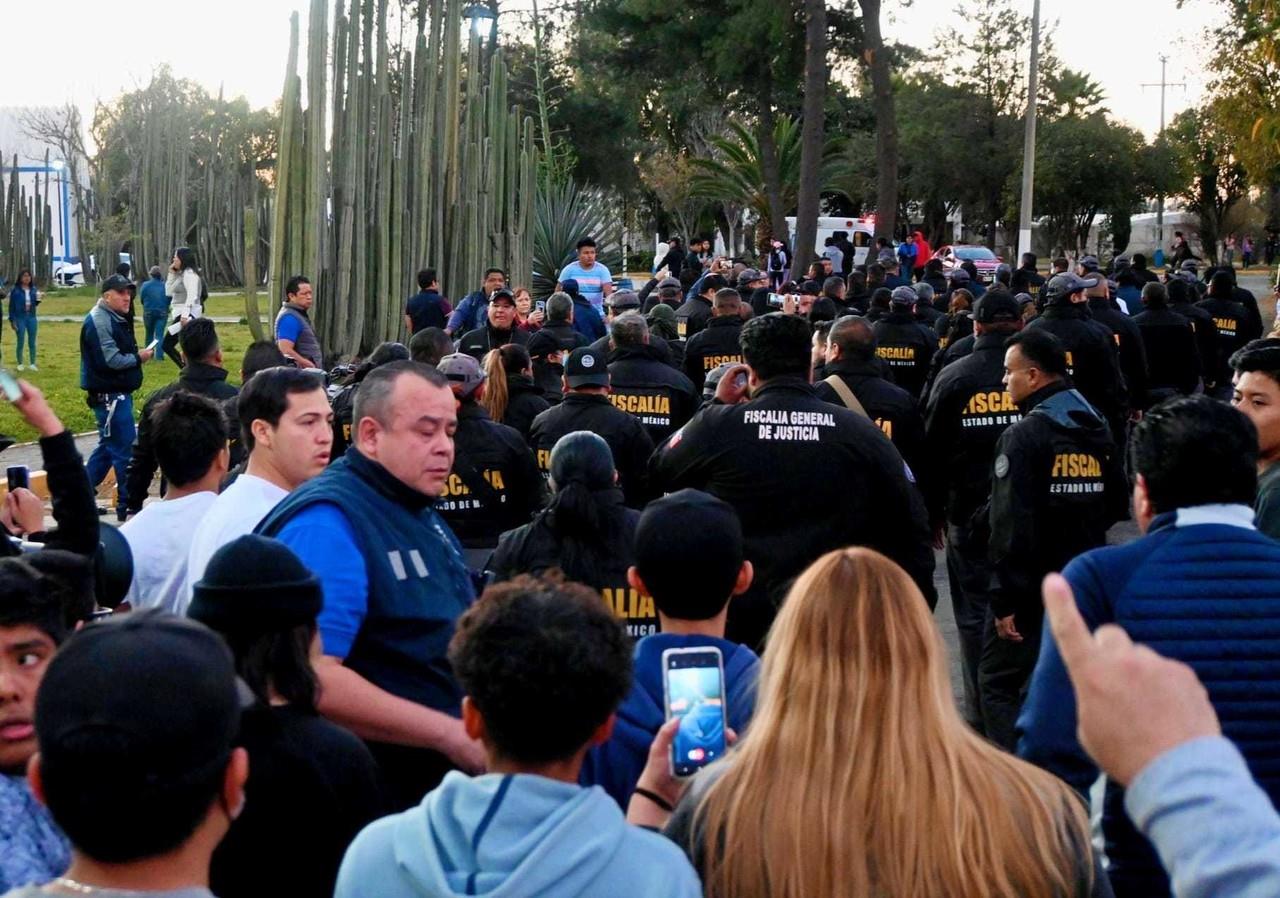 Los estudiantes acusaron a los policías de violentar la autonomía universitaria. Foto: Tzapinco- UACh Oficial