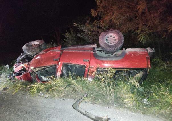 Fatal accidente: mueren dos personas calcinadas en la vía Valladolid-Tikuch