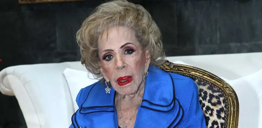 Silvia Pinal aseguró textualmente estar estupendamente bien. Foto. Especial