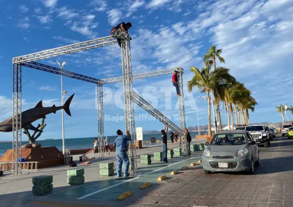 Anuncian cierre vial en malecón de La Paz por el carnaval