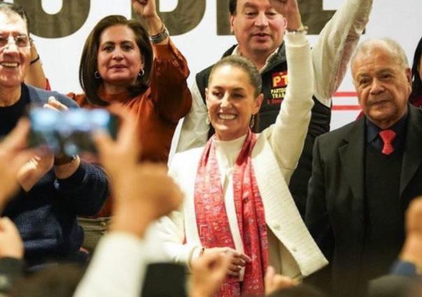 Claudia Sheinbaum recibe constancia como candidata presidencial por el PT