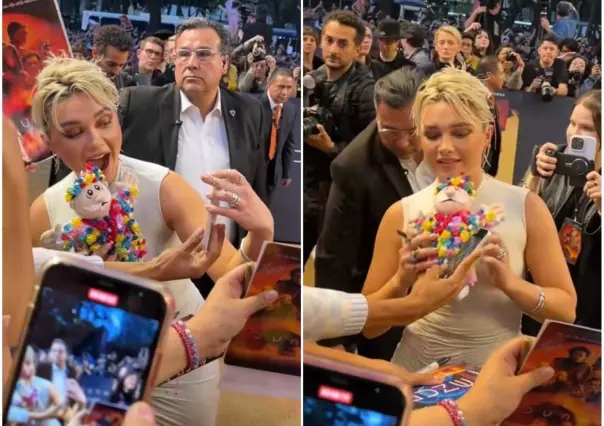 Sorprenden en México a Florence Pugh con Dr. Simi versión Midsommar (VIDEO)