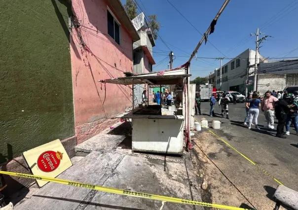 Explosión de tanque de gas deja a cuatro lesionados en taquería