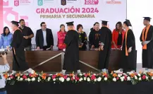 ¡Terminaron primaria y secundaria! Celebran graduación en el CERESO 2