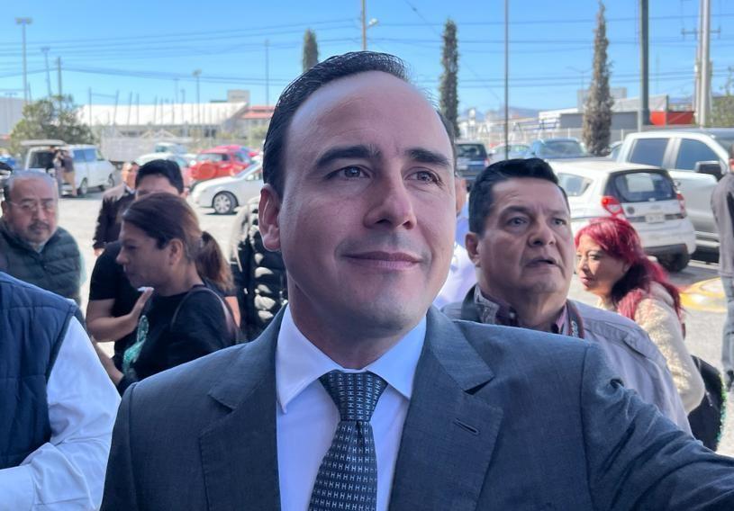 El gobernador Manolo Jiménez indicó que se tienen contempladas inversiones importantes en clínicas y hospitales del IMSS.  (Fotografía: Claudia Almaraz)