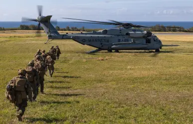 Confirman muerte de cinco marines por accidente de helicóptero