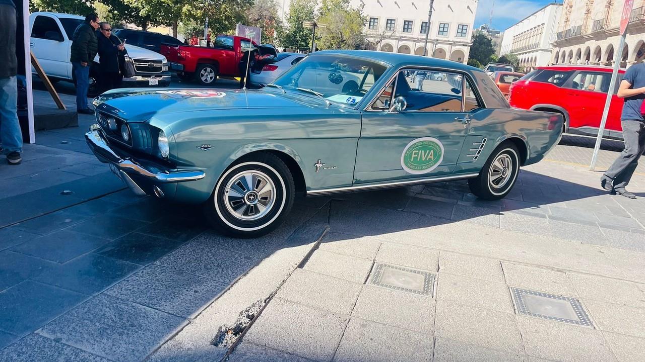 Mustang modelo 66, un tesoro que pertenece al coleccionista Jesús Humberto. Foto: Jesús Carrillo.