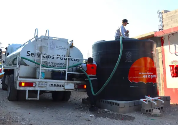 Santa Catarina atiende la escasez de agua con tanques estratégicos