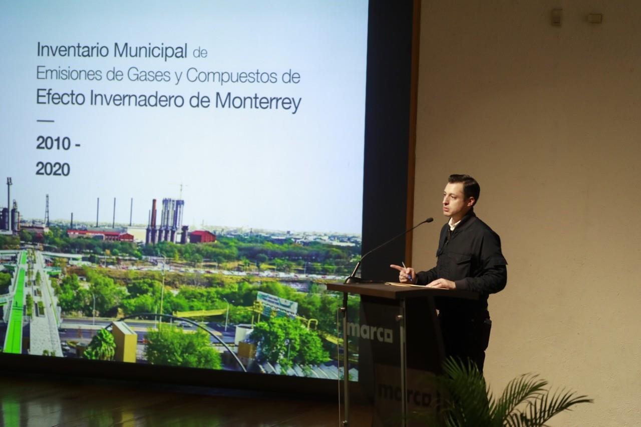 El alcalde Luis Donaldo Colosio, indicó que este es un reporte elaborado por la Dirección de Cambio Climático de la Secretaría de Desarrollo Urbano Sostenible (SEDUSO). Foto: Armando Galicia