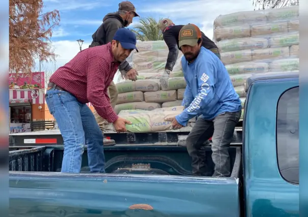 La campaña Construyendo Juntos hizo entrega de 320 bultos de cemento