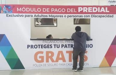 Habilitan nuevo módulo para pago del predial para personas mayores en Acuña