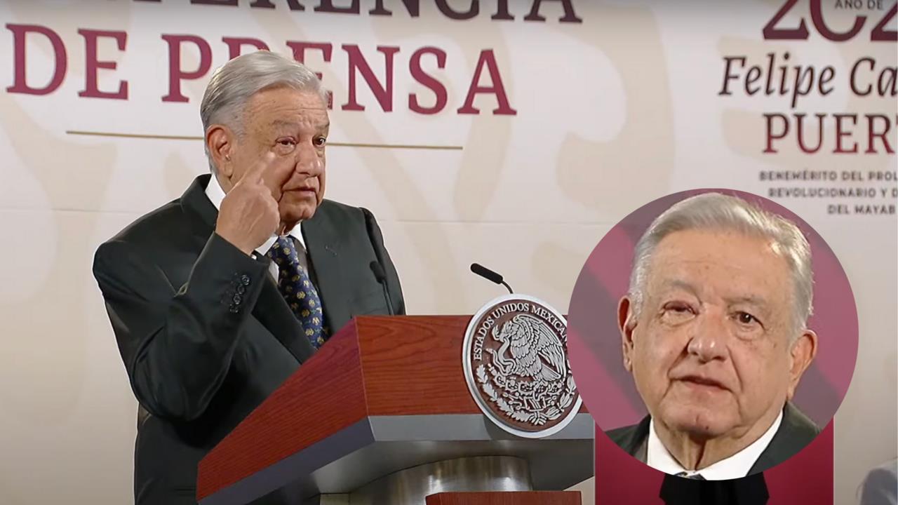 Tras una gira, AMLO adquirió una infección en el ojo. Foto: Especial