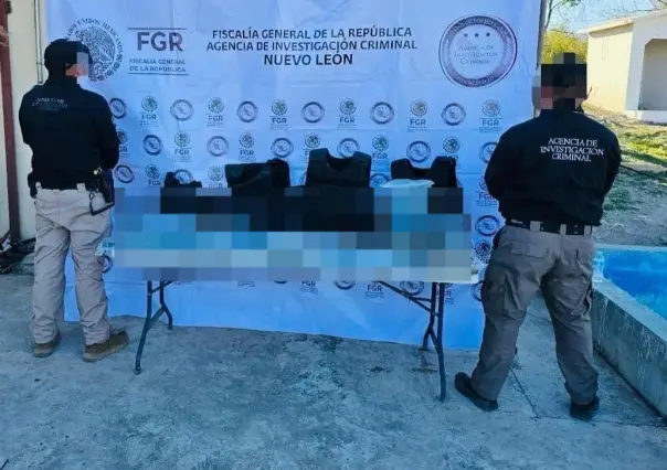 Aseguran armas y metanfetamina tras cateo en Dr. González