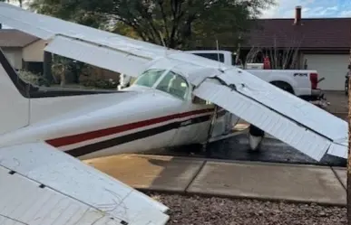 Avioneta realiza aterrizaje forzoso en vecindario de Goodyear, Arizona