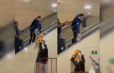 André-Pierre Gignac casi muere decapitado en escalera eléctrica  (VIDEO)