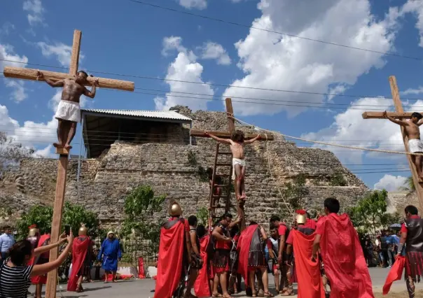 Alistan pormenores del Viacrucis viviente de Acanceh