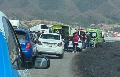 Mega carambola en la autopista Toluca-Naucalpan