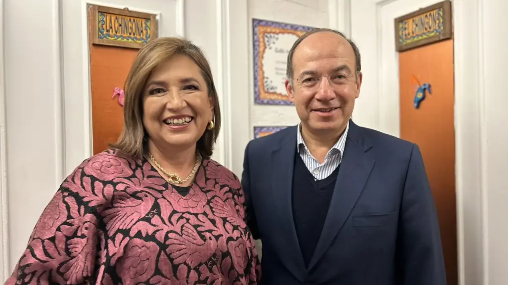 Reunión de Felipe Calderón y Xóchitl Gálvez en España