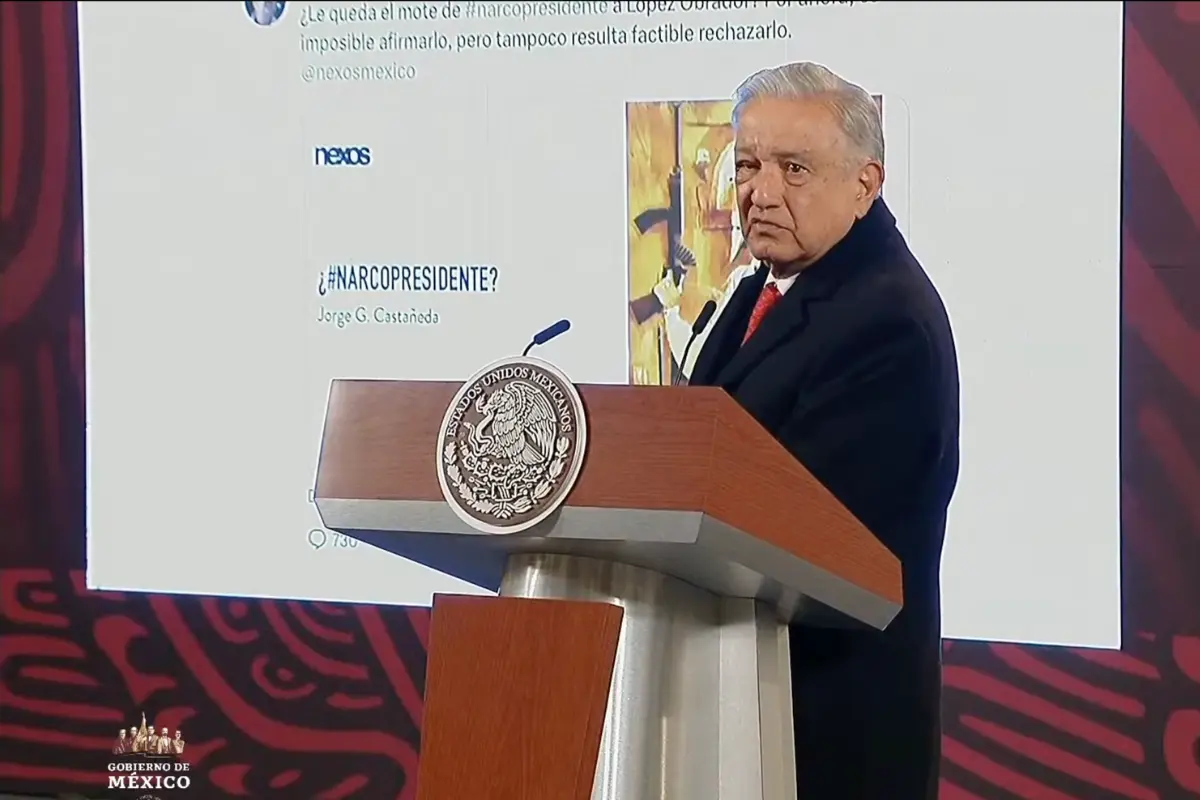 El presidente Andrés Manuel López Obrador en conferencia de prensa matutina del 12 de febrero de 2024. Fuente: YouTube