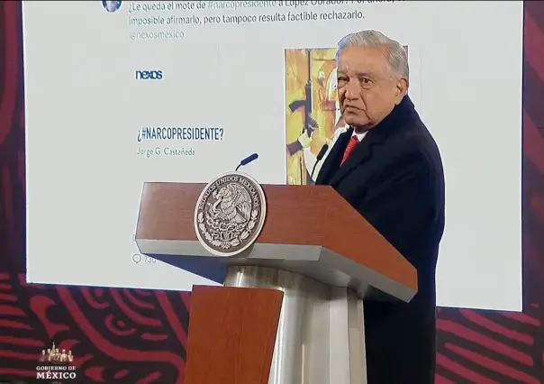 AMLO contesta a Jorge Castañeda por llamarlo “narcopresidente”