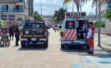 Operativo de seguridad en el Carnaval de Progreso