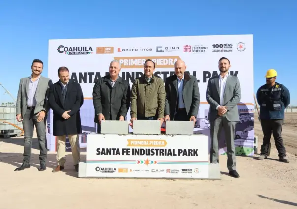 Colocan primera piedra del Santa Fe Industrial Park en Torreón