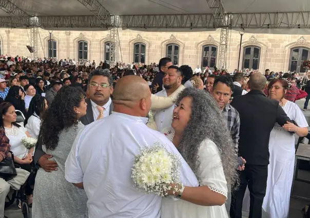 Se dan el “Sí” más de mil 500 parejas en matrimonios colectivos (VIDEO)