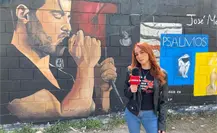 Fane Monroy y su obra de arte hacía José Madero que se hizo viral (VIDEO)