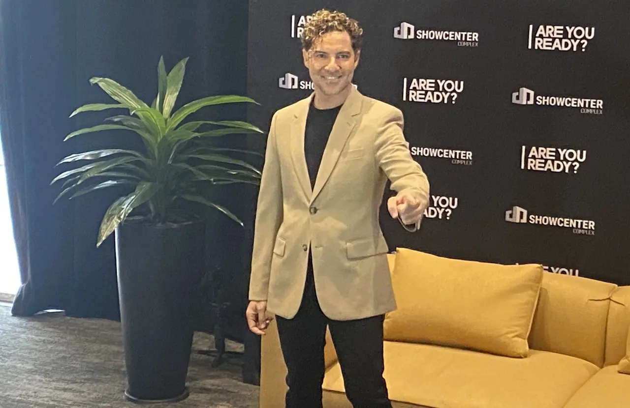 David Bisbal se encuentra celebrando en México sus 20 años de carrera tras su lanzamiento del reality Operación Triunfo en España. Foto. Arturo González