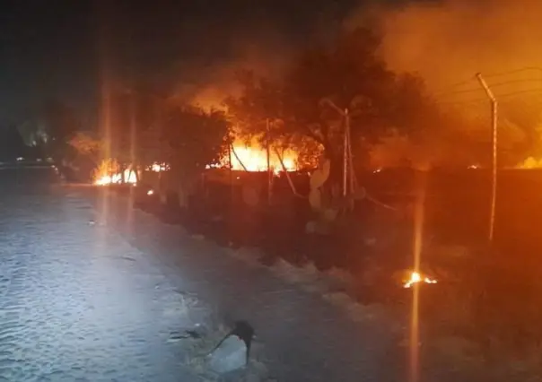 Incendio en Teotihuacán, arde la zona arqueológica