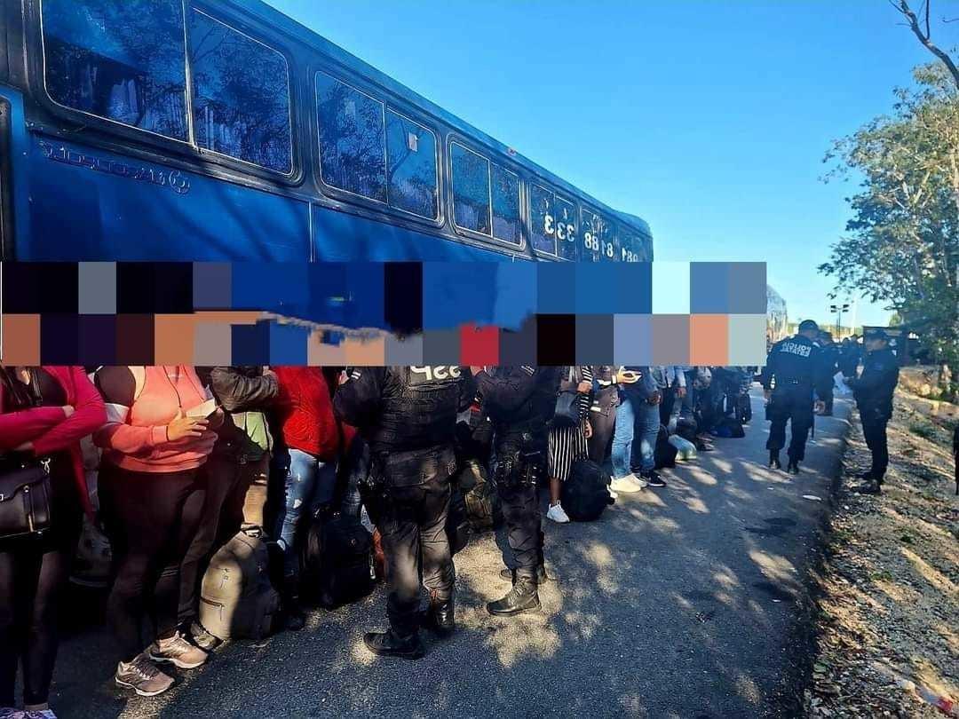 Los migrantes tenían como destino el estado de Quintana Roo Fotos: Redes sociales