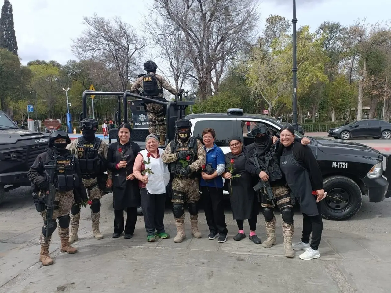 La Comisaría de Seguridad informó que las acciones de proximidad social, se realizan de manera permanente a fin de reforzar lazos de confianza entre la ciudadanía. (Fotografía: Gobierno de Saltillo)