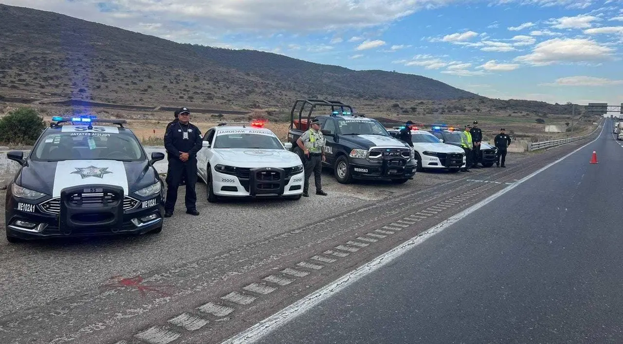Despliegan operativo Blindaje Carretero en Edoméx. Foto: @SS_Edomex
