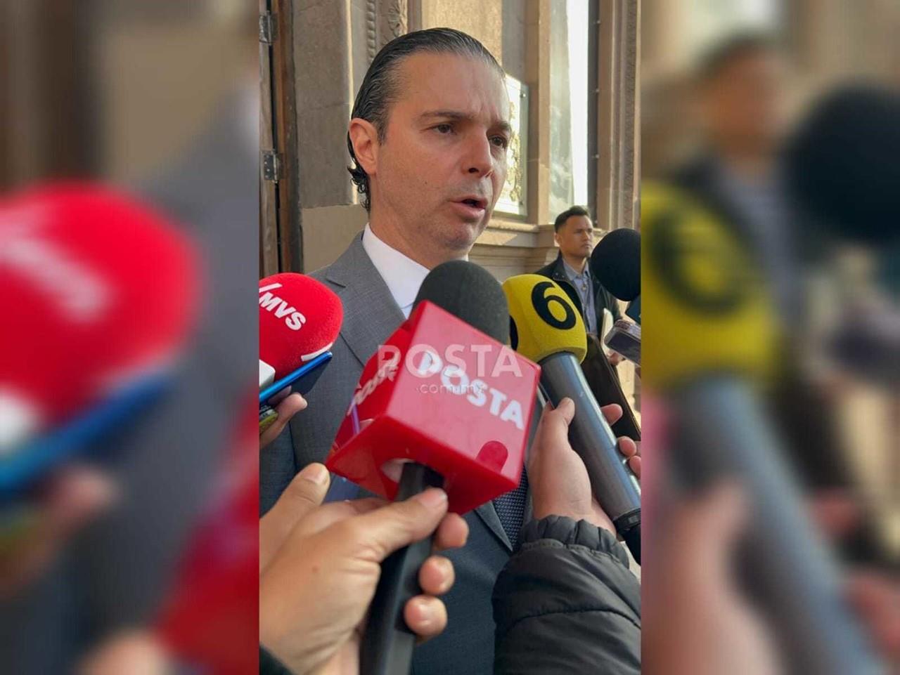 Pedro Arce agregó que buscará al Tesorero Del Estado, Carlos Garza, para coordinar los trabajos de transición. Foto: Rosy Sandoval.