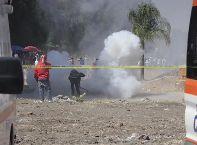De acuerdo con la Secretaría de Seguridad Ciudadana de Celaya, unas 8 mil personas se habrían congregado en torno a la fiesta religiosa. Foto: Especial.