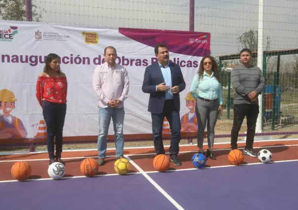 Inauguran siete obras deportivas y recreativas en García