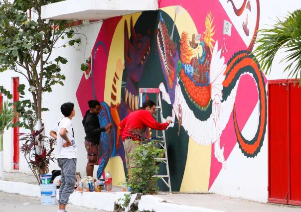 Realizan la primera Galería a Cielo Abierto en Mante Tamaulipas