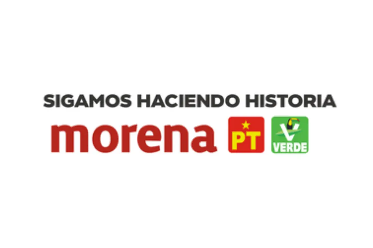 La coalición “Sigamos Haciendo Historia” está conformada por Morena, PT y el Partido Verde. Fuente: X (antes Twitter)/@PartidoMorenaMx