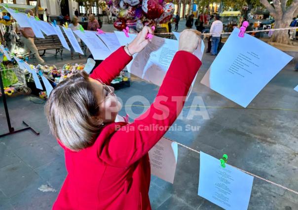 Promueve la poesía el Tendedero Literario en Los Cabos