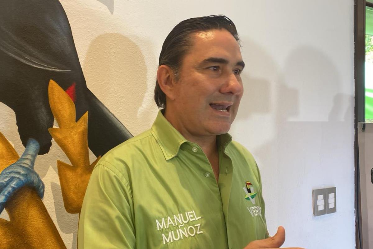 Manuel Muñoz Cano, presidente del Partido Verde Ecologista de México en Tamaulipas.