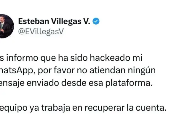 Hackean  WhatsApp al Gobernador de Durango