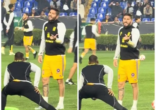 Gignac y su otro talento... ¡sorprende a compañero con serenata (VIDEO)