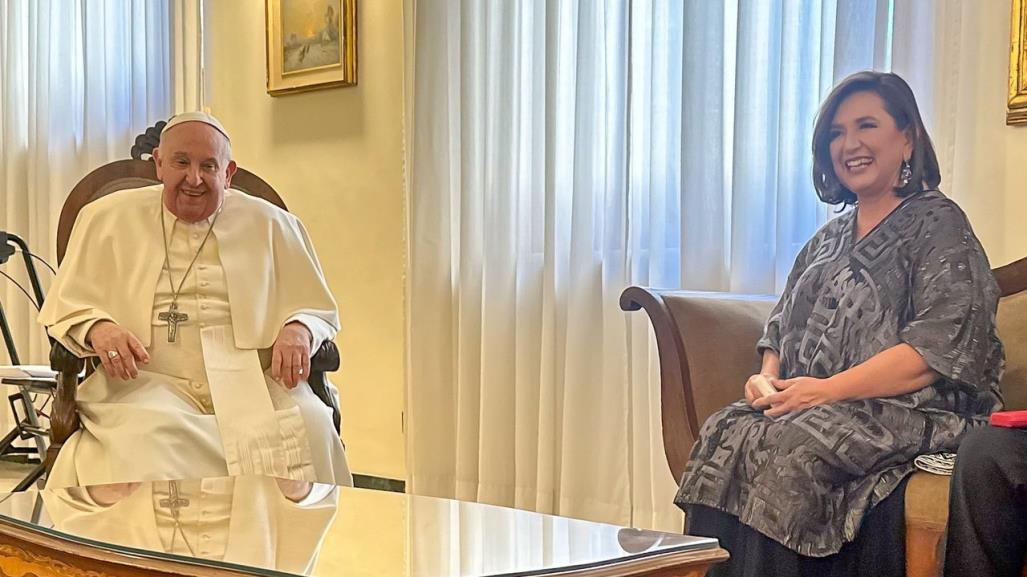 Papa Francisco le deseó suerte a Xóchitl Gálvez