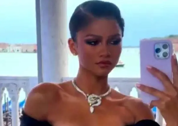 Zendaya causa revuelo con su outfit en la premiere de Duna: Parte Dos (VIDEO)