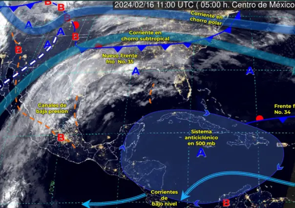 Pronóstico del tiempo para Tamaulipas