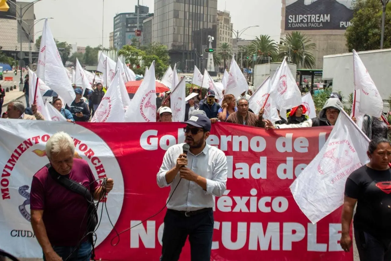 ¡Que no se te haga tarde! Estas son las marchas programadas este viernes. Foto: Antorcha Álvaro Obregón