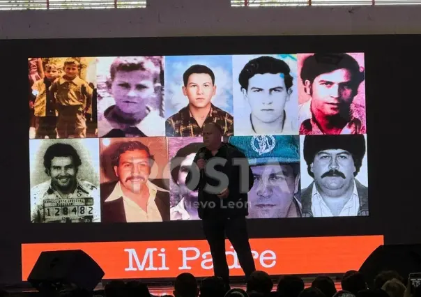 Hijo de Pablo Escobar da conferencia a jóvenes sobre adicciones