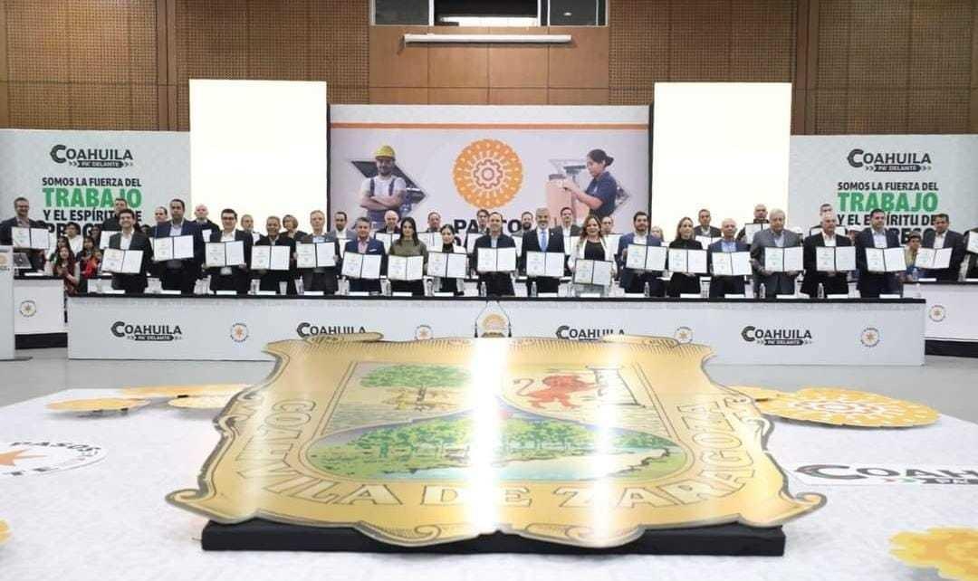 El mandatario aseguró que su gestión es aliada de los trabajadores, así como con todo aquel que quiera invertir y emprender. (Fotografía: Gobierno de Coahuila)