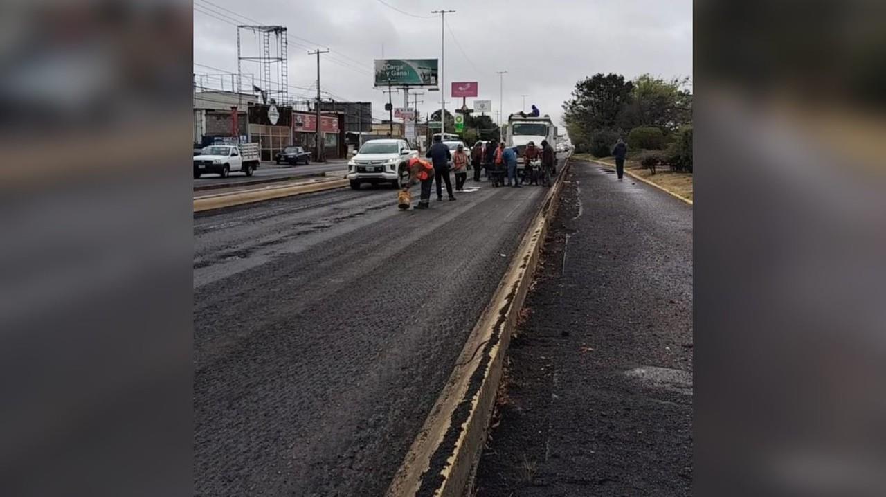 No será hasta que las condiciones del clima mejoren cuando las obras de pavimentación regresen a la normalidad. Foto: Isaura Retana.