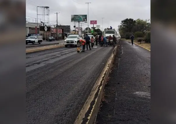 Lluvias retrasan obras de pavimentación en la capital de Durango